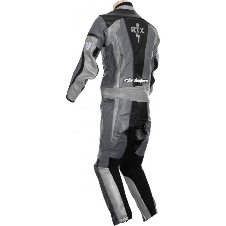 RTX Xtreme Grey One Piece Leather Suit 