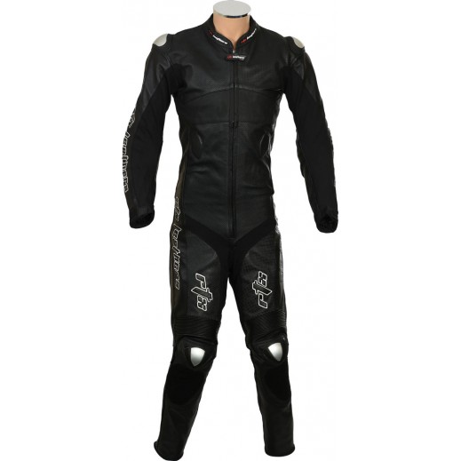 RTX Panther Black Sports Biker Race Leather Suit RTX Panther Black Sports Biker Race Leather Suit