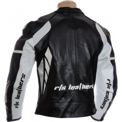 RTX Speedblock Black Leather Jacket