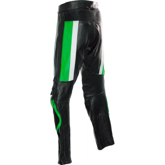 RTX TITAN Green Biker Leather Trouser RTX TITAN Green Biker Leather Trouser