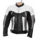 RTX TITAN Grey Motorcycle Leather Jacket
