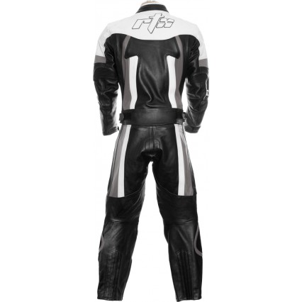 RTX TITAN Grey Motorcycle Leather 2Pc Suit