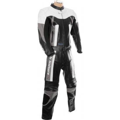 RTX TITAN Grey Motorcycle Leather 2Pc Suit