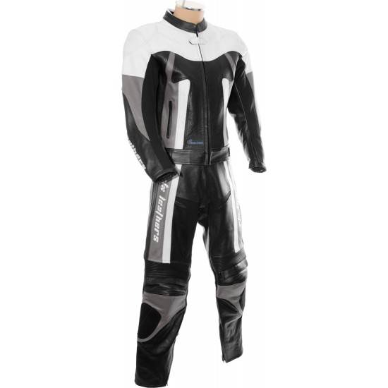 RTX TITAN Grey Motorcycle Leather 2Pc Suit RTX TITAN Grey Motorcycle Leather 2Pc Suit