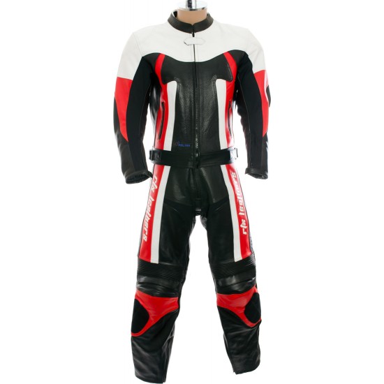 RTX TITAN Red Motorcycle Leather 2Pc Suit