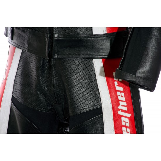 RTX TITAN Red Motorcycle Leather 2Pc Suit RTX TITAN Red Motorcycle Leather 2Pc Suit