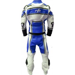 RTX X1 Supersport Touring Blue Leather Biker SUIT