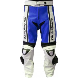 RTX X1 Sports Tourer Blue Leather Biker Trouser