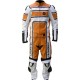 RTX X1 Supersport Touring Orange Leather Biker SUIT RTX X1 Supersport Touring Orange Leather Biker SUIT