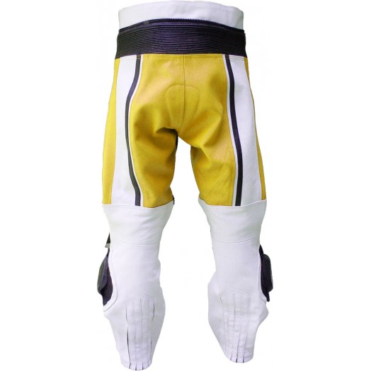 RTX X1 Sports Tourer Yellow Leather Biker Trouser RTX X1 Sports Tourer Yellow Leather Biker Trouser