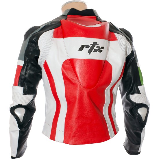RTX Classic Tri Colour Biker Jacket