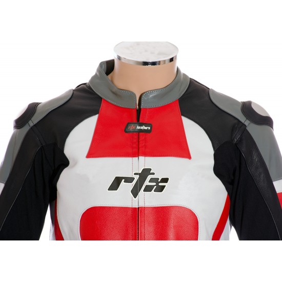 RTX Classic Tri Colour Biker Jacket