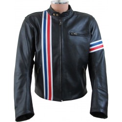 Easy Rider Peter Fonda Hollywood Classic Armoured Leather Biker Jacket