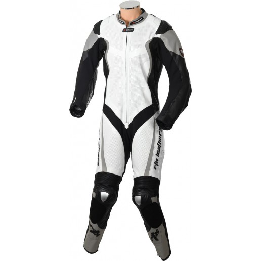 RTX Katana Gun Metal Grey Kangaroo 1Pc Race Leathers