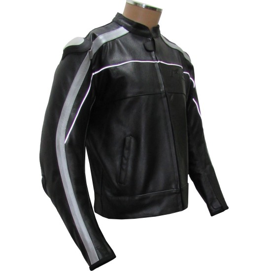 Reltex Vintage Retro Classic Black Leather Motorcycle Jacket Reltex Vintage Retro Classic Black Leather Motorcycle Jacket