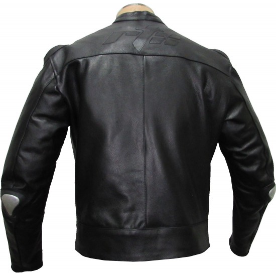 Reltex Vintage Retro Classic Black Leather Motorcycle Jacket Reltex Vintage Retro Classic Black Leather Motorcycle Jacket