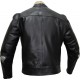 Reltex Vintage Retro Classic Black Leather Motorcycle Jacket Reltex Vintage Retro Classic Black Leather Motorcycle Jacket