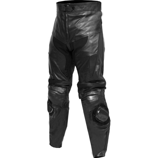 Reltex Retro Classic Black Motorcycle Trouser