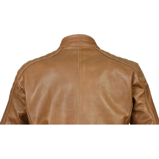RTX Roadster Heritage Brown Leather Jacket 
