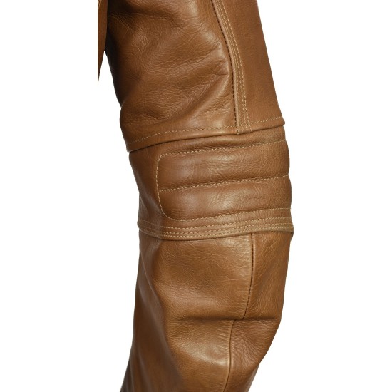 RTX Roadster Heritage Brown Leather Jacket 