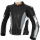 RSV Grey Sports Biker Leather Jacket