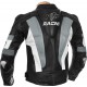 RSV Grey Sports Biker Leather Jacket