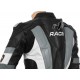 RSV Grey Sports Biker Leather Jacket