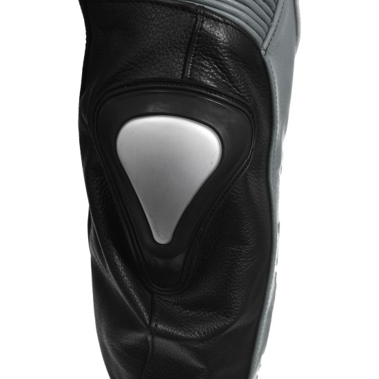 RSV Grey Sports Biker Leather Jacket