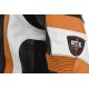 RSV Orange Sports Biker Leather Jacket