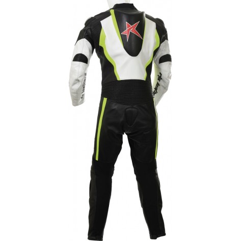 RTX Floro Green Arbiter Sports Biker One Piece Leather Suit RTX Floro Green Arbiter Sports Biker One Piece Leather Suit