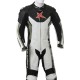 RTX Grey Arbiter Sports Biker One Piece Leather Suit