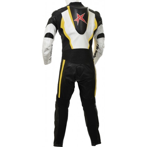 RTX Yellow Arbiter Sports Biker One Piece Leather Suit RTX Yellow Arbiter Sports Biker One Piece Leather Suit