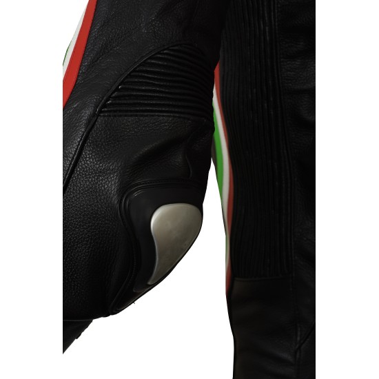 RTX Panther Italia Black Leather Race Leathers RTX Panther Italia Black Leather Race Leathers