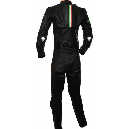 RTX Panther Italia Black Leather Race Leathers RTX Panther Italia Black Leather Race Leathers