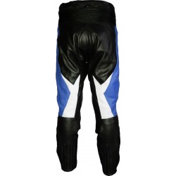 Transformer Blue Leather Motorcycle Trouser Transformer Blue Leather Motorcycle Trouser