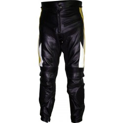 Transformer Yellow Leather Motorcycle Pant