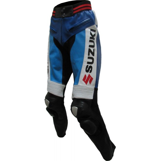 Suzuki GSXR Leather Motorcycle Trouser Pant Suzuki GSXR Leather Motorcycle Trouser Pant