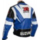Suzuki GSXR Leather Motorcycle Jacket - 3 Colour Options