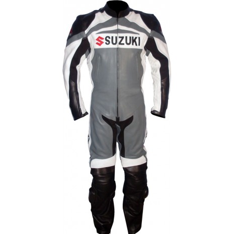 Custom Made SUZUKI Leather Motorcycle Suit Custom Made SUZUKI Leather Motorcycle Suit