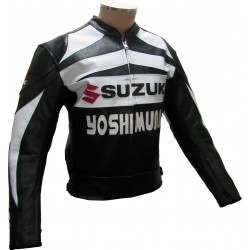 Suzuki Yoshimura GSXR Leather Biker Jacket