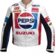 Kevin Schwantz Pepsi Sports Replica Leather Biker Jacket