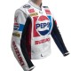 Kevin Schwantz Pepsi Sports Replica Leather Biker Jacket