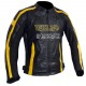 Special Edition RIZLA Black Suzuki Full Leather Motorbike Jacket