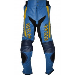 RIZLA Blue Suzuki Replica Genuine Leather Trouser Pant