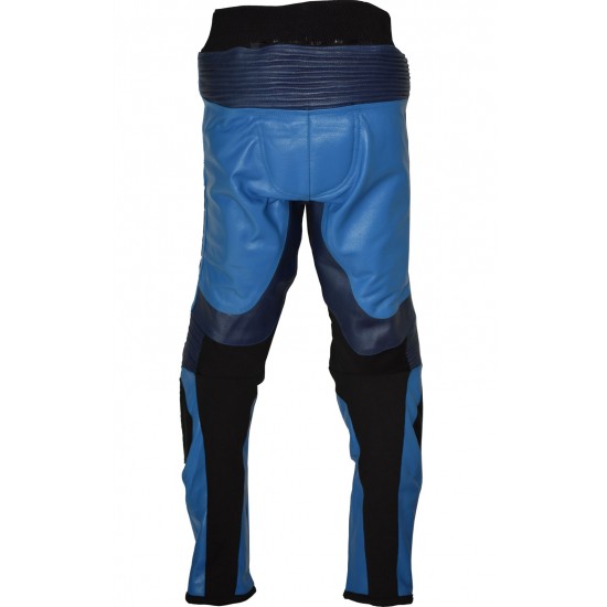 RIZLA Blue Suzuki Replica Genuine Leather Trouser Pant
