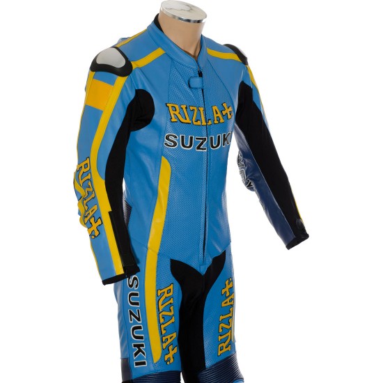 RIZLA Blue Suzuki Biker Leathers RIZLA Blue Suzuki Biker Leathers