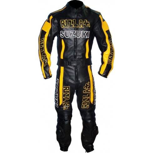 Custom Made SUZUKI Leather Motorcycle Suit Custom Made SUZUKI Leather Motorcycle Suit