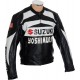 Custom Built SUZUKI Leather Motorbike Jacket Custom Built SUZUKI Leather Motorbike Jacket