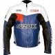 Custom Built SUZUKI Leather Motorbike Jacket Custom Built SUZUKI Leather Motorbike Jacket
