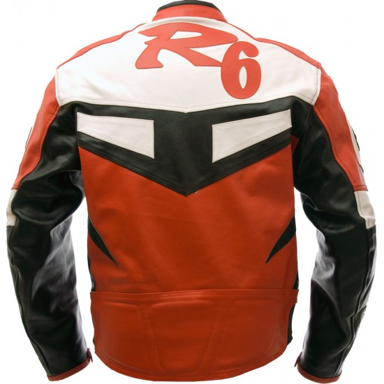 Yamaha Classic R6 Leather Motorcycle Jacket